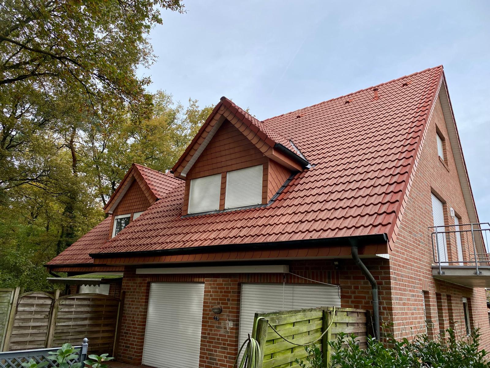 Dach nach der Reinigung